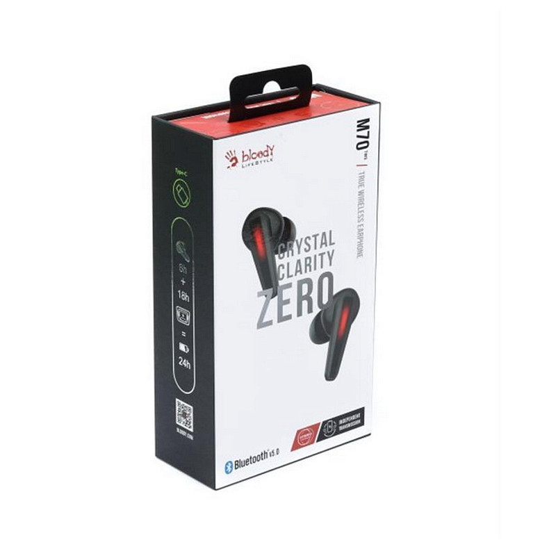 Bluetooth-гарнитура A4Tech Bloody M70 Black+Red