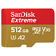 Карта пам'яті SanDisk microSD 512GB C10 UHS-I U3 Extreme V30