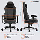 Крісло ігрове GamePro GC775DG Fabric Dark Gray