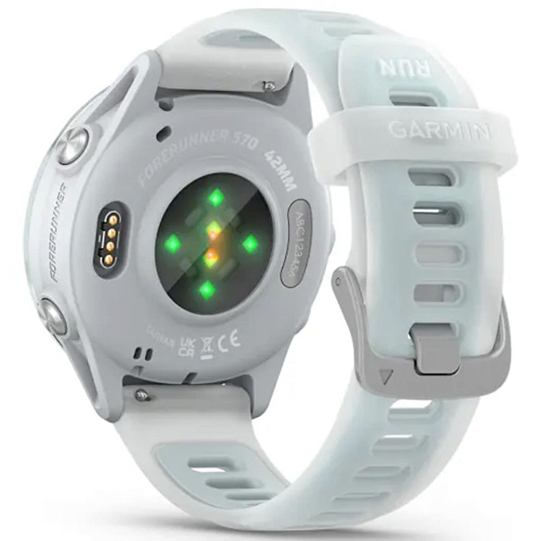 Спортивний годинник Garmin Forerunner 570 42mm Cloud Blue Aluminum with Translucent Whitestone/Cloud Blue Band (010-02970-01)