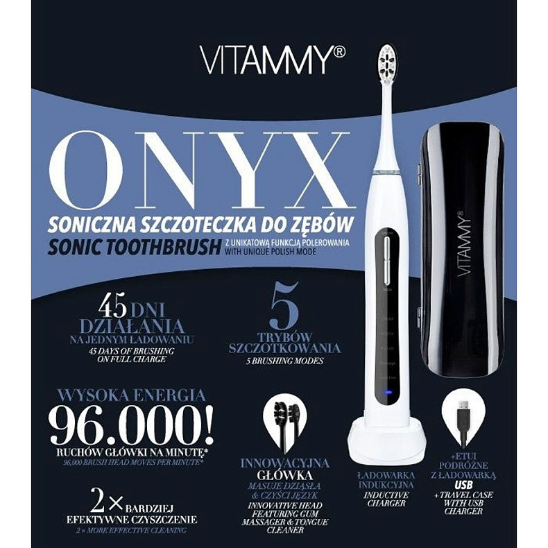 Электрическая зубная щетка Vitammy Onyx
