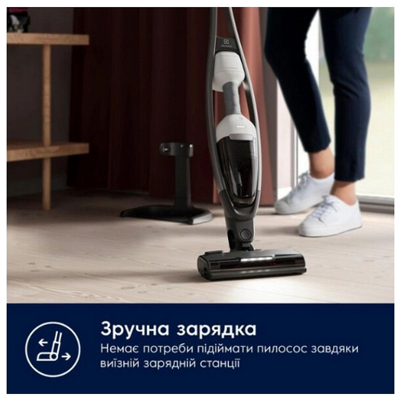 Пылесос аккумуляторный ELECTROLUX ES62HB25UV