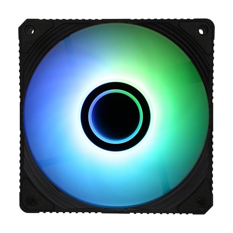 Корпусный вентилятор 2E Gaming Air Cool Infinity ACF120IW-ARGB, 120mm, 1200rpm, 3pin, 3pin+5VAura