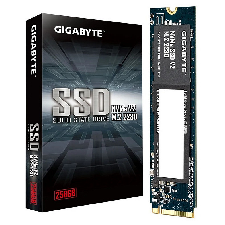SSD диск 256GB Gigabyte NVMe SSD V2 M.2 PCIe 3.0 x4 3D NAND TLC (G3NVMEV2256G)