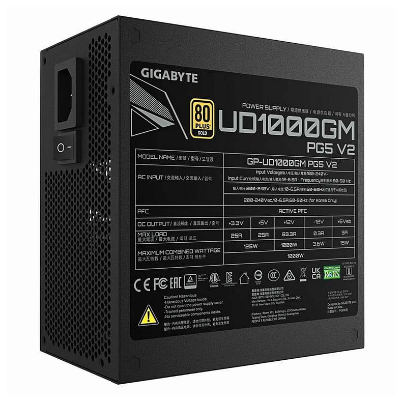 Блок живлення Gigabyte GP-UD1000GM PG5 V2 1000W