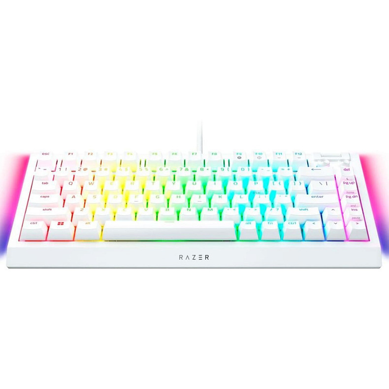 Клавиатура механическая RAZER BlackWidow V4 75%, White (RZ03-05001700-R3M1)