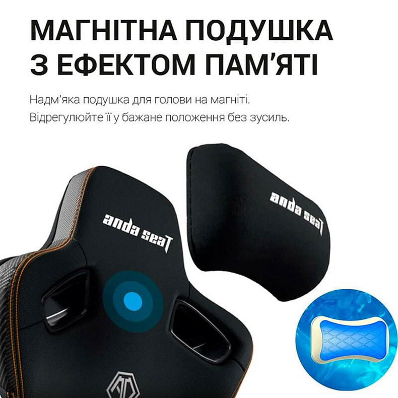 Крісло ігрове Anda Seat Kaiser 3 Pro XL Fabric Dark Gray Size XL