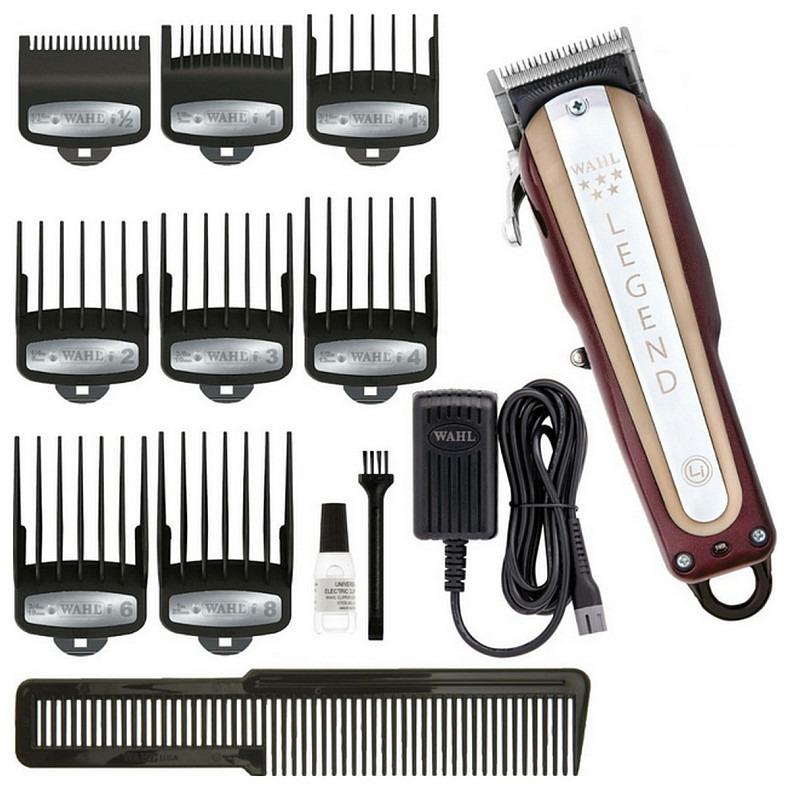 Машинка для стрижки WAHL Legend Cordless, акум., роторний мотор, насадок-8, гребінець, олія в компл,