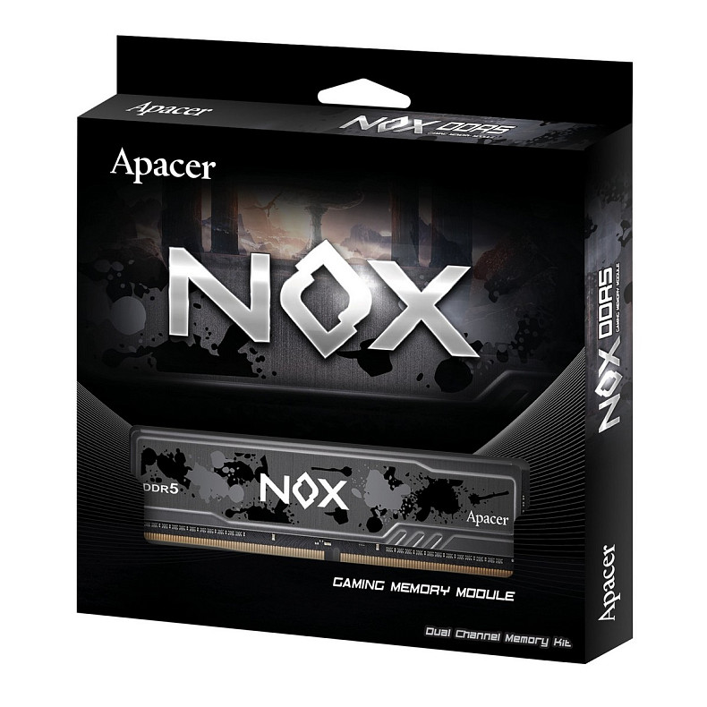 ОЗУ DDR5 32GB/5200 Apacer NOX (AH5U32G52C522MBAA-1)