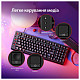 Клавіатура мембранна HyperX Alloy Origins EVE 1800 99key, Red, USB-A, EN/UA, RGB, чорний