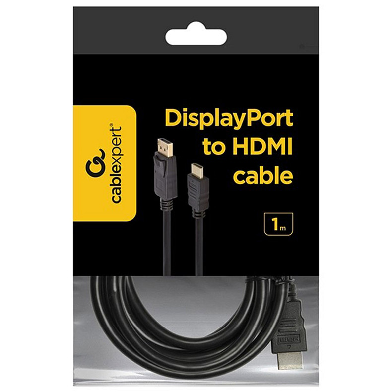 Кабель DisplayPort HDMI, Full HD 60 Гц, 1 м