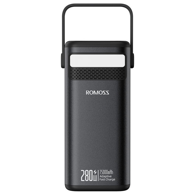 Универсальная мобильная батарея Romoss PMT75 75000mAh Black (PMT75-1E2-2133H)