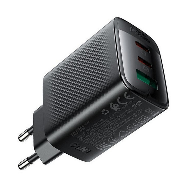 Зарядний пристрій Acefast 3xUSB 67W (2xUSB-C+USB-C) A108