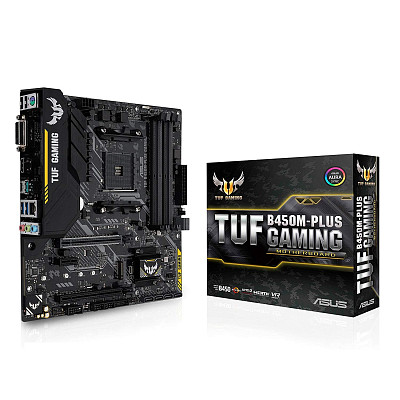 Материнская плата Asus TUF B450M-Plus Gaming Socket AM4