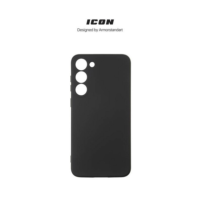 Чехол-накладка Armorstandart Icon для Samsung Galaxy S23+ SM-S916 Camera cover Black (ARM65455)