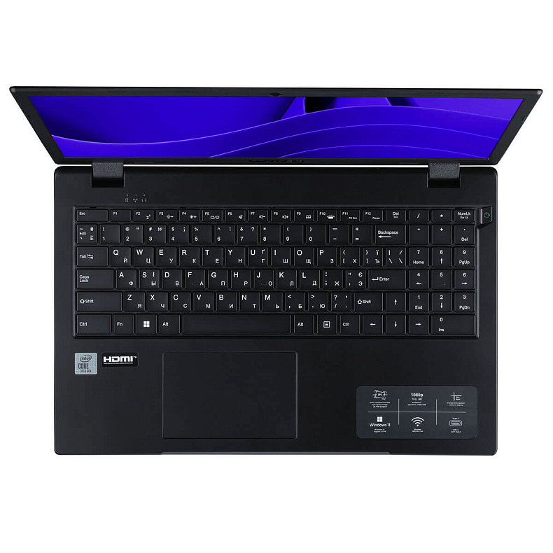 Ноутбук Prologix M15-720 FullHD Win11Pro Black (PN15E02.I51016S5NWP.015)