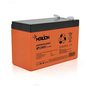 Акумуляторна батарея Merlion 12V 9AH Orange AGM (GP1290F2PREMIUM/02991)