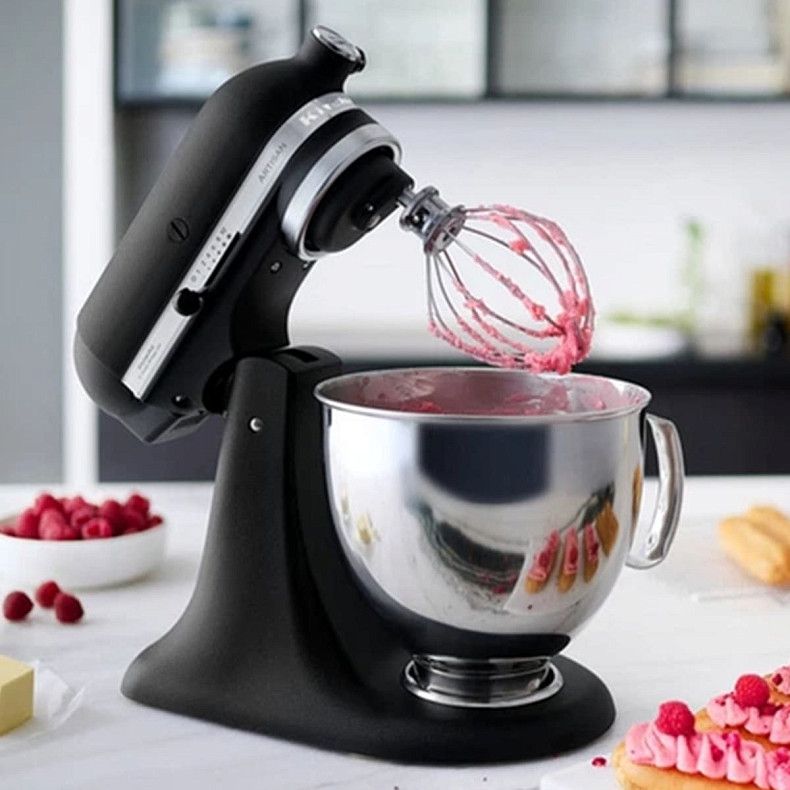 Кухонный комбайн KitchenAid Artisan 4,8 л 5KSM175PSEBK с откидным блоком цвет чугун