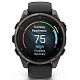 Спортивний годинник GARMIN Fenix 8 Pro 47 mm AMOLED Sapphire Carbon Gray DLC Titanium with Black/Pebble Gray Silicone Band (010-03198-00)