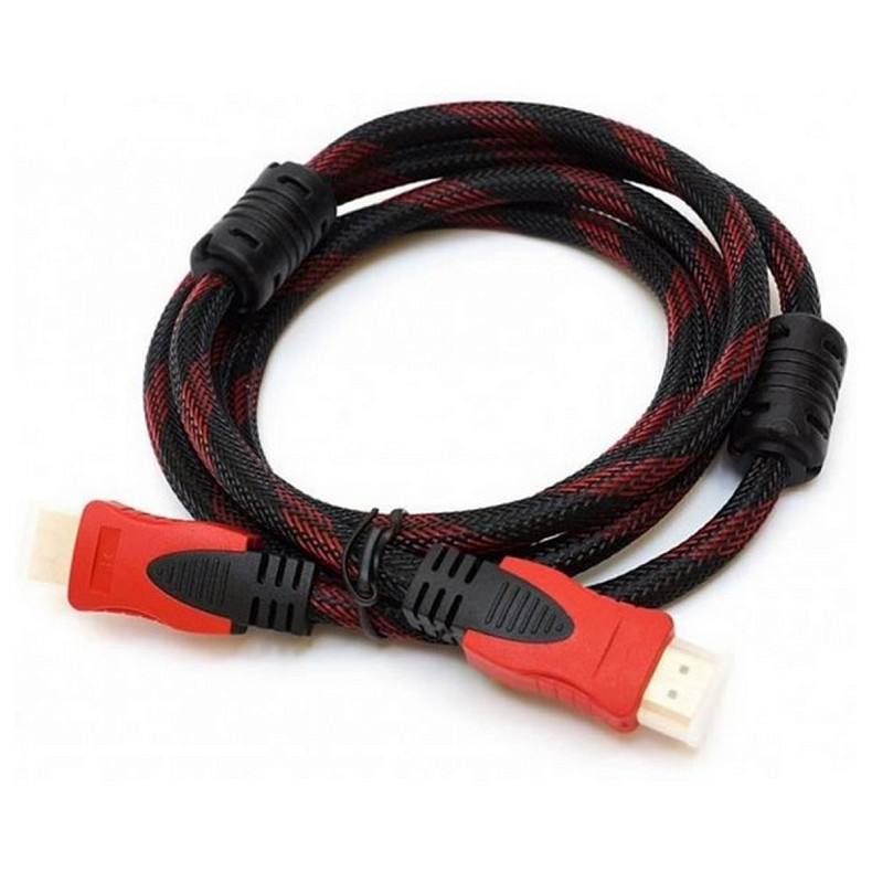 Кабель HDMI M - M, 1.5 м, V1.4 до 4K 60Hz, обплетення