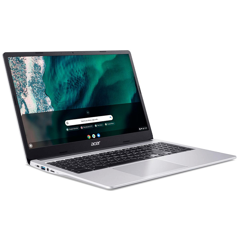 Ноутбук Acer Chromebook CB315-4HT 15" FHD IPS Touch, Intel P N6000, 8GB, F128GB, UMA, ChromeOS, сріб