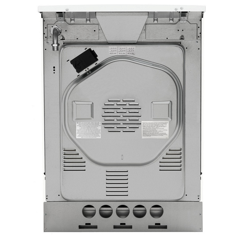 Плита Hansa з комбі. вар. поверхнею, 60х60см, 62л, емаль, газ контр., дисплей, білий