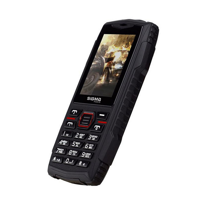 Мобільний телефон Sigma X-treme AZ68 Dual Sim Black/Red