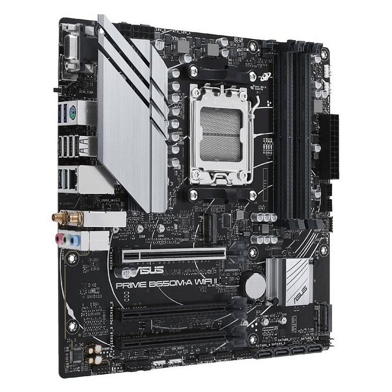 Материнська плата Asus PRIME B650M WiFi II Socket AM5