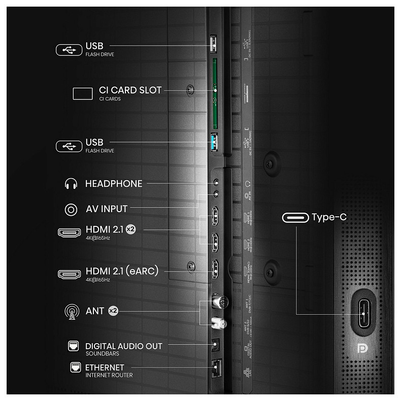 Телевизор HISENSE 55U8Q