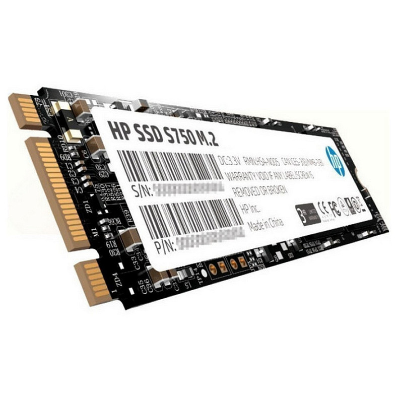 SSD диск HP S750 256Gb M.2 2280 SATA III 3D NAND
