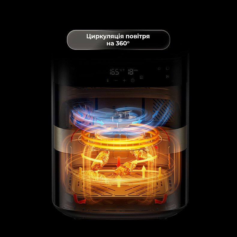 Мультипечь MOVA AeroChef FD40 Pro Black