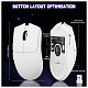 Мышка Attack Shark X11SE, Wireless/Bluetooth, 22000dpi. (PAW3311), 6кн., White