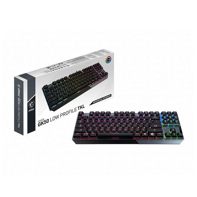 Клавиатура MSI VIGOR GK50 LOW PROFILE TKL UA (S11-04UA210-GA7)