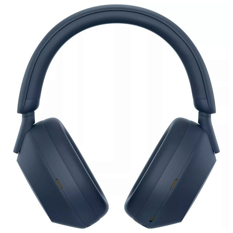 Навушники Over-ear Sony WH-1000XM5 BT 5.2, ANC, Hi-Res, AAC, LDAC, Wireless, Mic, Синій