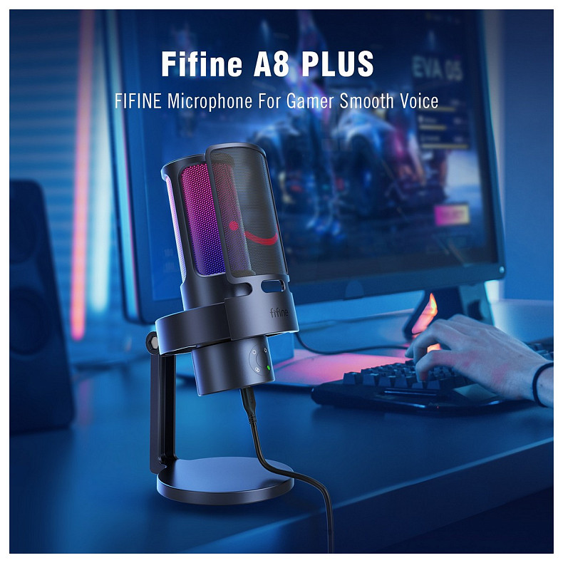 Микрофон Fifine Ampliagame A8 Plus RG