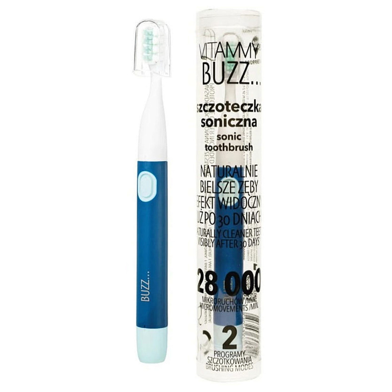 Электрическая зубная щетка Vitammy Buzz Mint-Blue