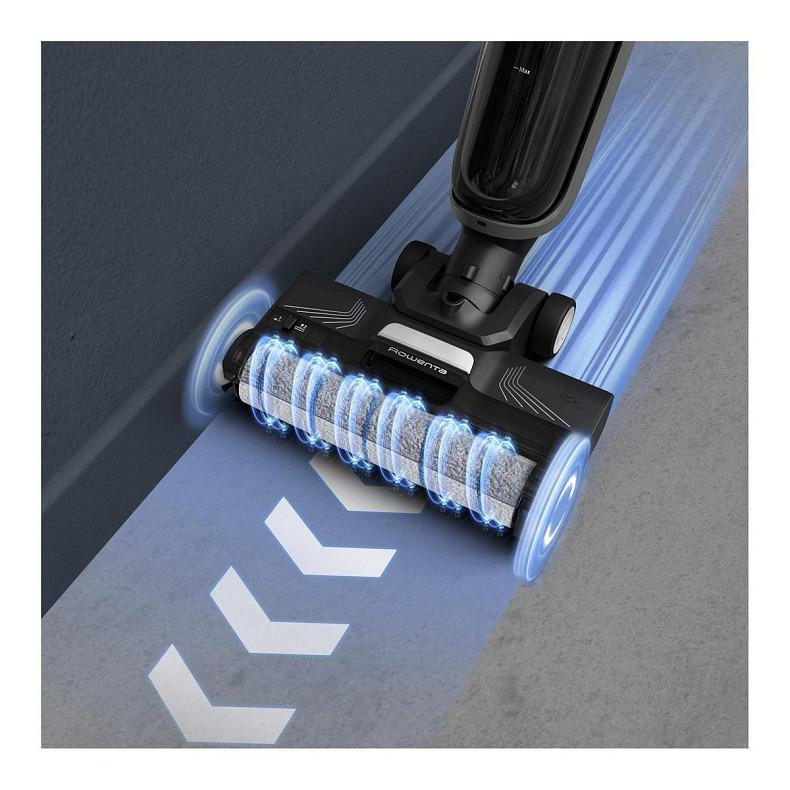 Пылесос Rowenta беспроводной моющий X-Clean 4, 200Вт, конт пыль -0.45л, конт для воды-0.73л, автон. р