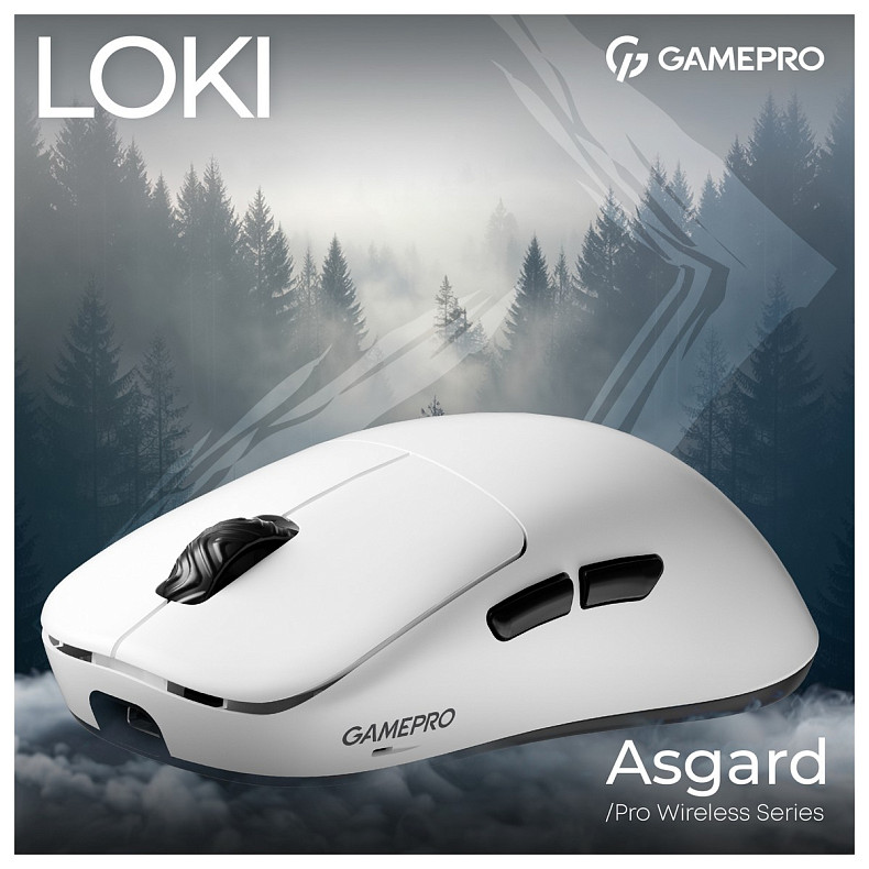 Миша GamePro Asgard Loki White (GM022W)