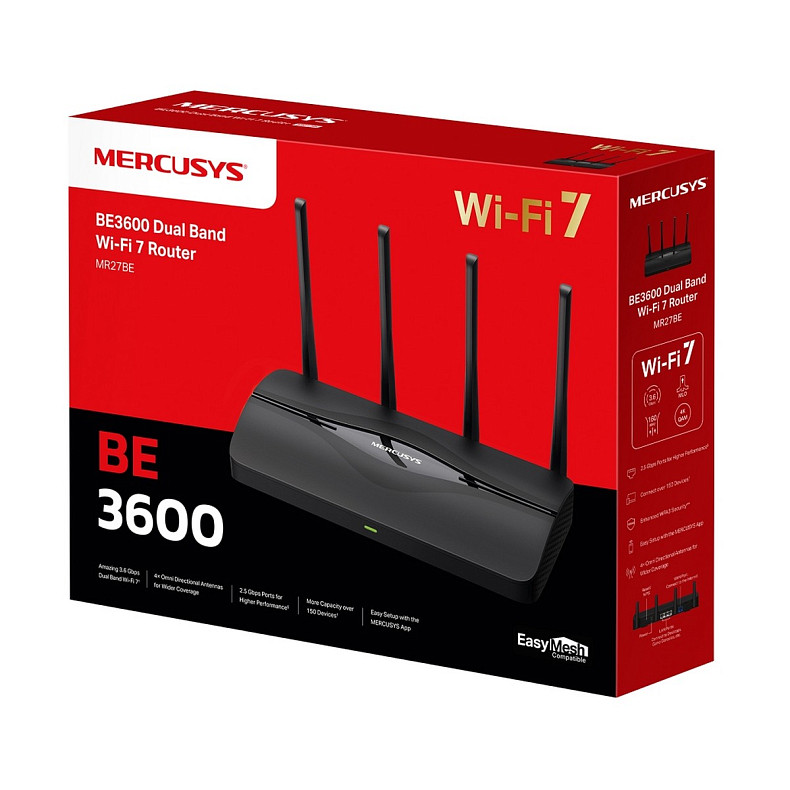 Wi-Fi Роутер Mercusys MR27BE