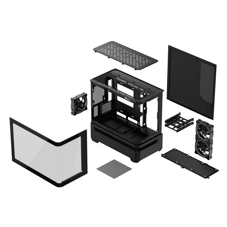 Корпус Asus Prime AP202 ARGB Tempered Glass Black без БП (90DC00P0-B19000)