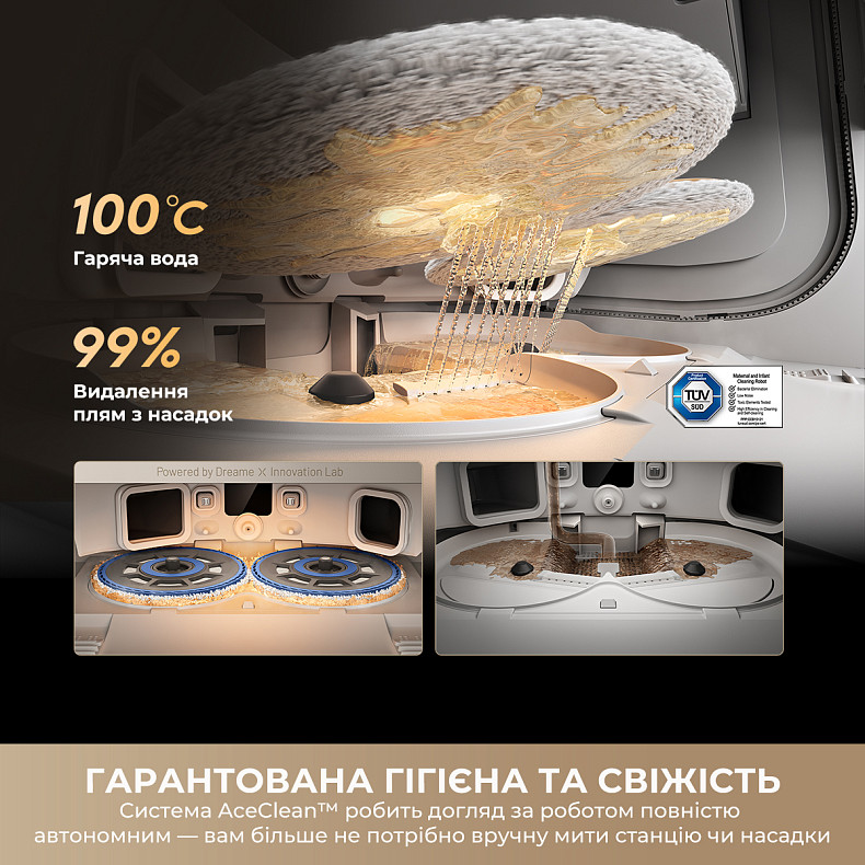 Робот-пылесос моющий Dreame Bot Matrix 10 Pro White