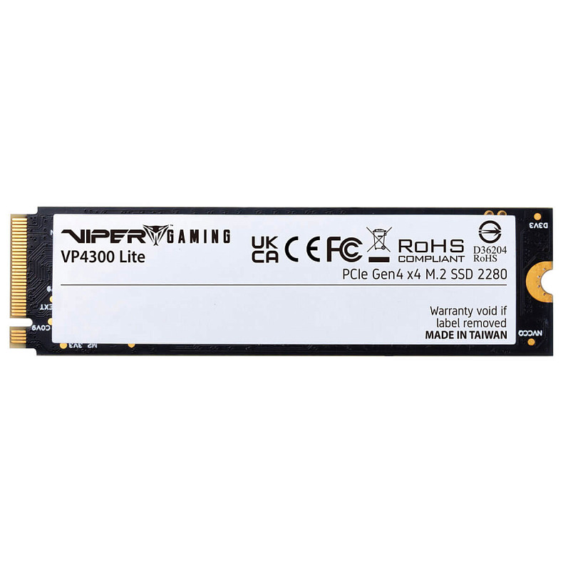 Накопитель SSD 4TB Patriot Viper VP4300 Lite M.2 2280 PCIe 4.0 x4 NVMe TLC (VP4300L4TBM28H)