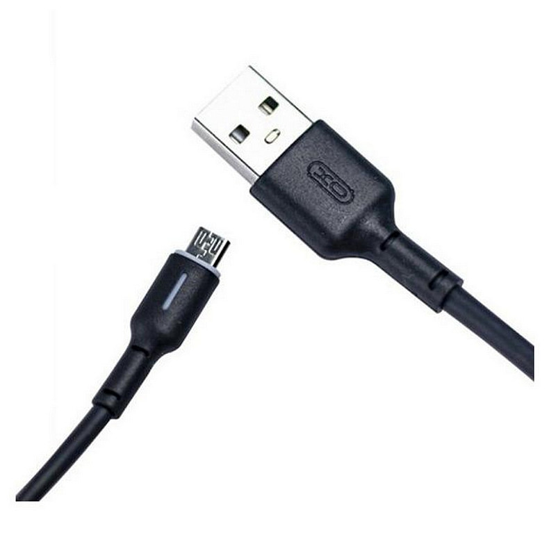 Кабель XO NB112 USB - micro USB (M/M), 1 м, Black (NB112-M-BK)