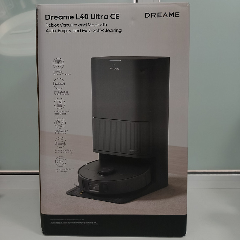 Робот-пилосос миючий Dreame L40 Ultra CE Black - Уцінка