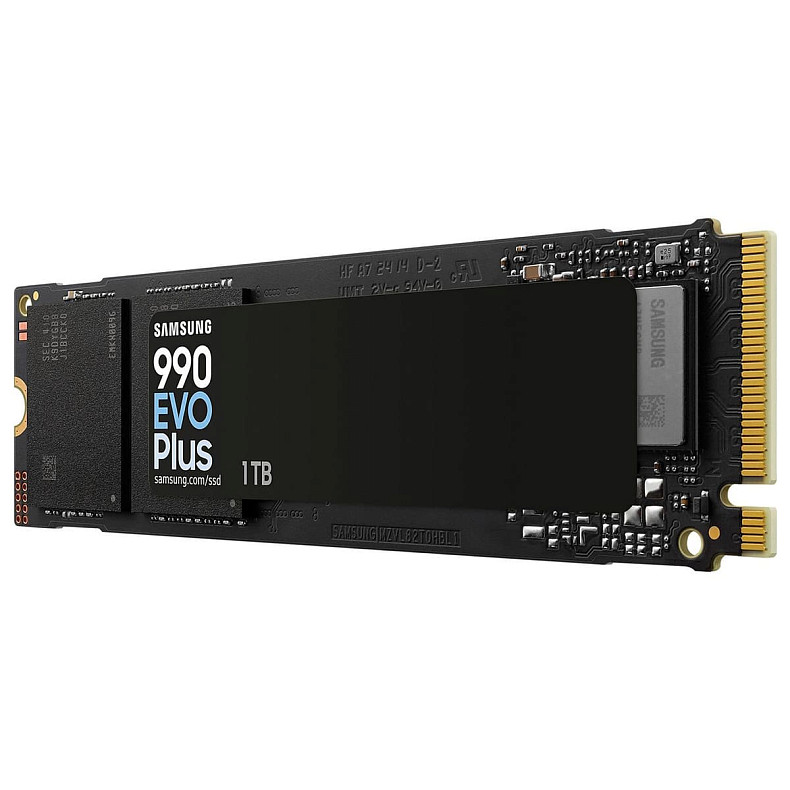 SSD диск 1ТB Samsung 990 EVO Plus M.2 2280 PCIe 5.0 x4 NVMe V-NAND TLC (MZ-V9S1T0BW)