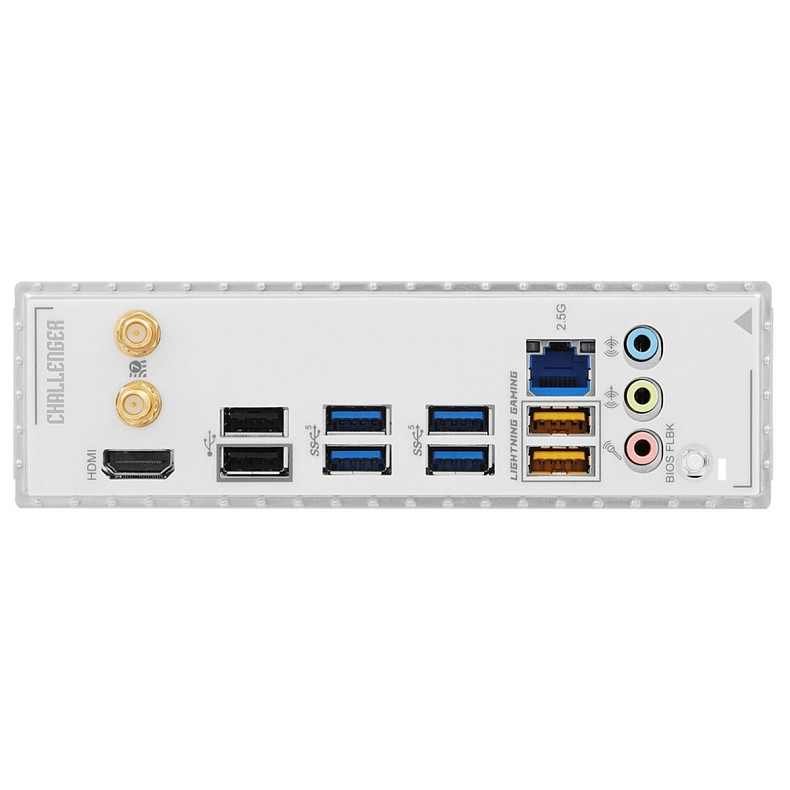 Материнська плата ASRock B850M CHALLENGER WIFI WHITE (AM5/B850, 4*DDR5, 2xPCIex16, HDMI, 4xSATA,2xM.2, 2.5GLan, mATX)