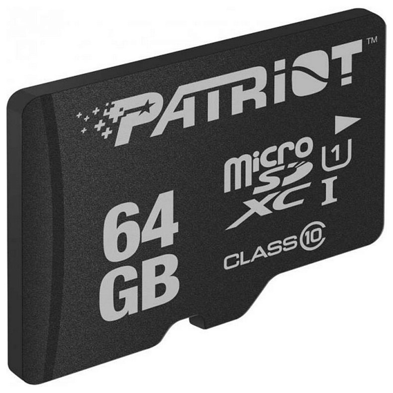 Карта памяти MicroSDXC 64GB UHS-I Class 10 Patriot LX (PSF64GMDC10)