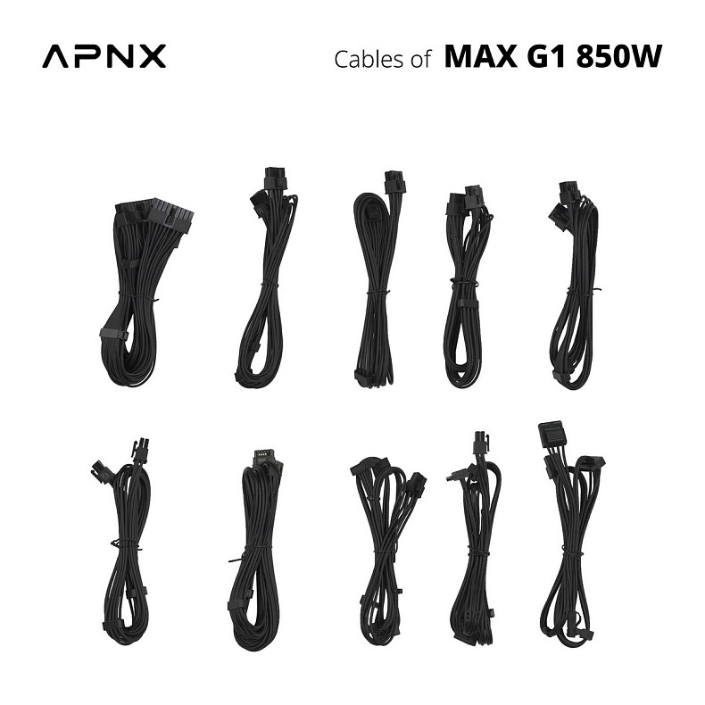 Блок питания APNX MAX G1 850 (APPG-MX85FEC.X1) 850W