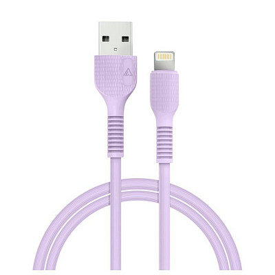 Кабель ACCLAB AL-CBCOLOR-L1PP USB-Lightning 1.2м Purple (1283126518218)