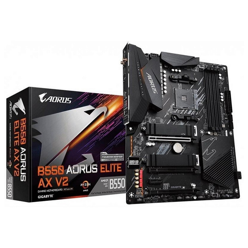 Материнська плата Gigabyte B550 Aorus Elite AX V2 Socket AM4